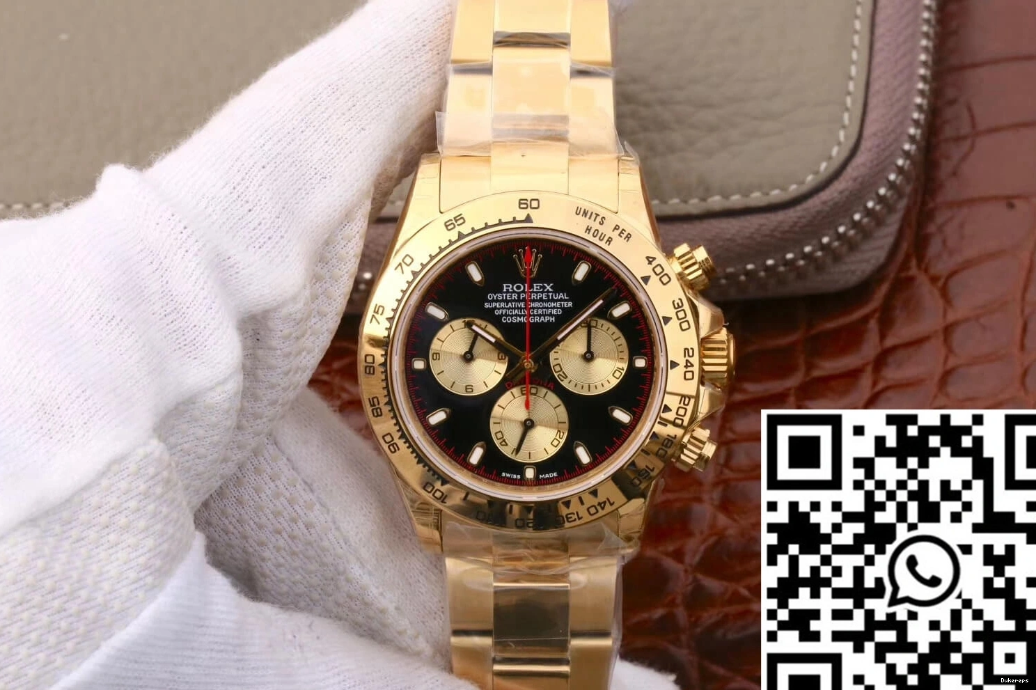 Factory Cosmograph JH Rolex Dial Black M116508-0009 Daytona 0316